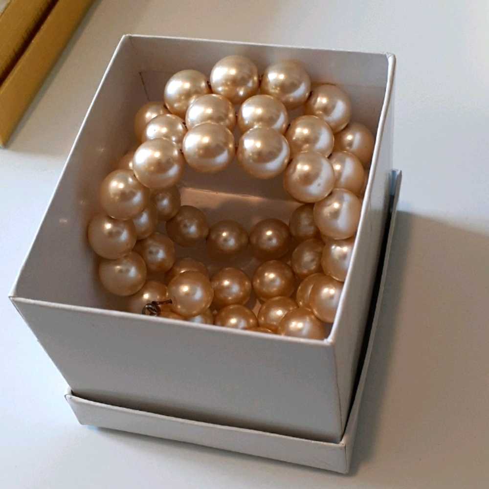 Pearl Wrap-Around Bracelet